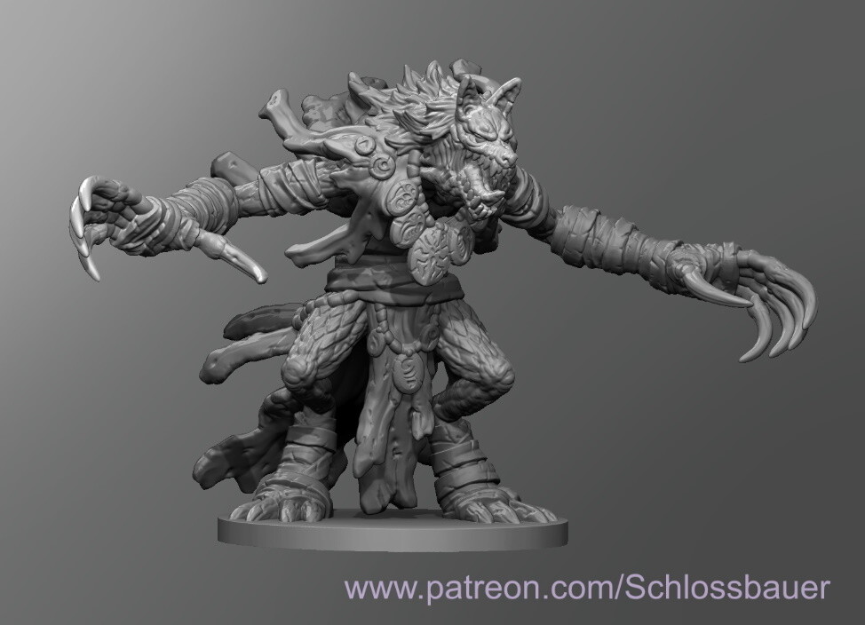 Dungeons and Dragons - HD Resin Print - 57mm Tall - Large Outsider - Meladaemon