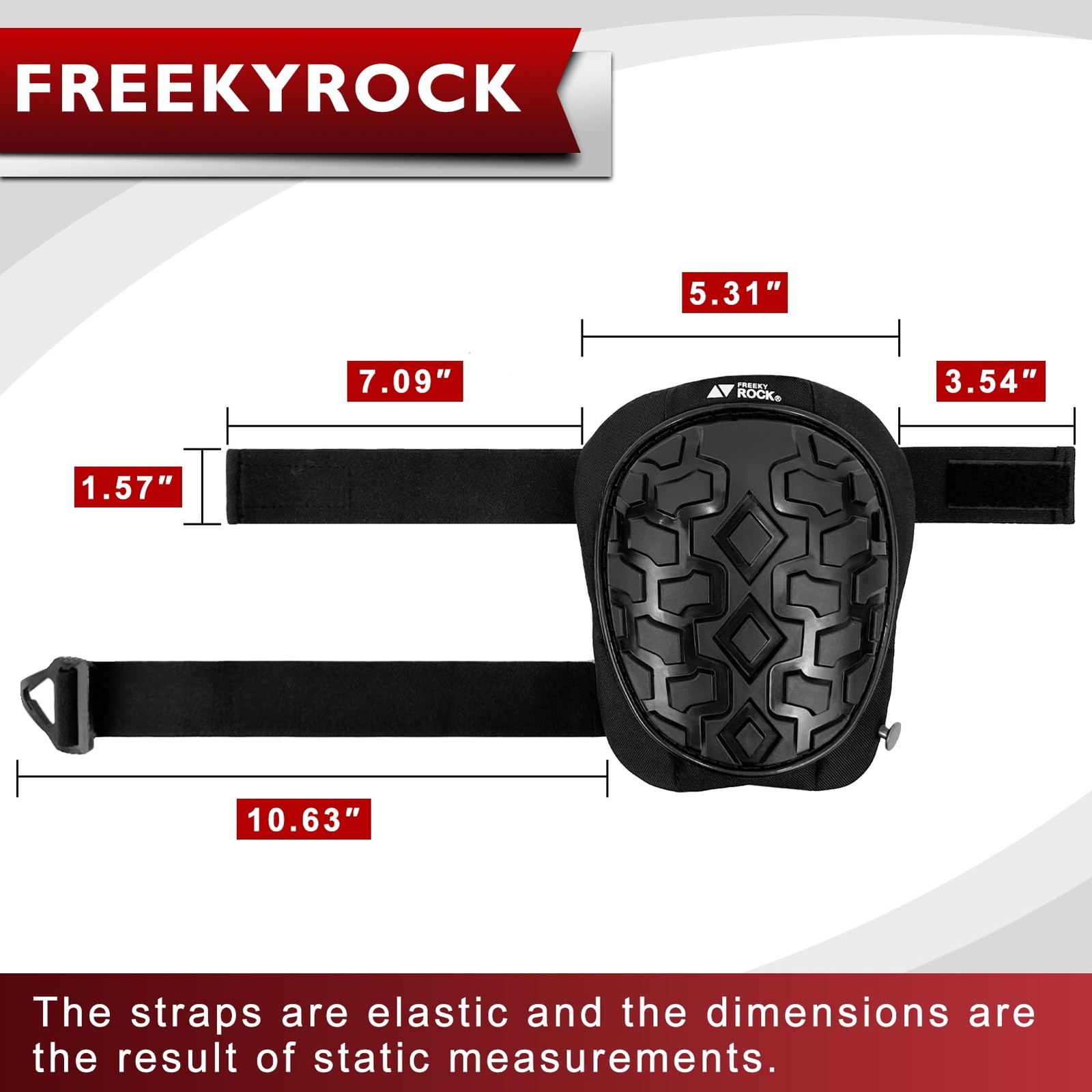 Professional Knee Pads for Work Construction with Heavy Duty Cap Foam Padding...