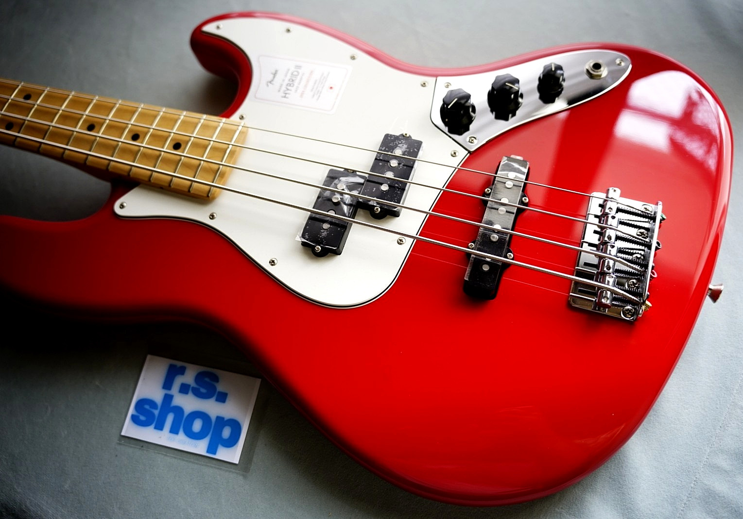 Fender Made in Japan 2024 Collection Hybrid II presicion Jazz Bass PJ Red