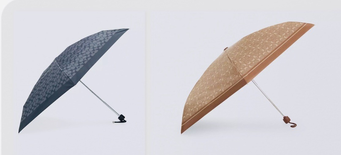 New Coach UV Protection Mini Signature Umbrella,Retail $78 2-colors Available