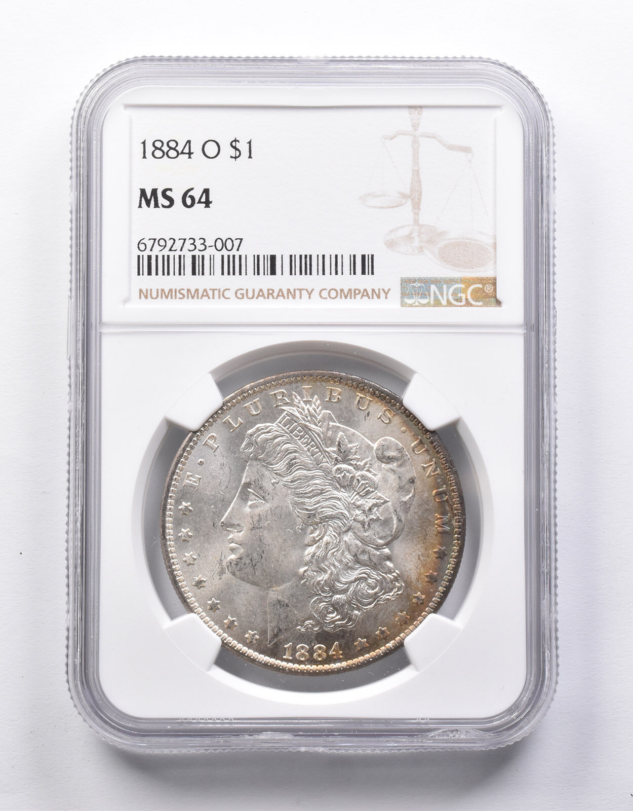 MS64 1884-O Morgan Silver Dollar NGC *6745