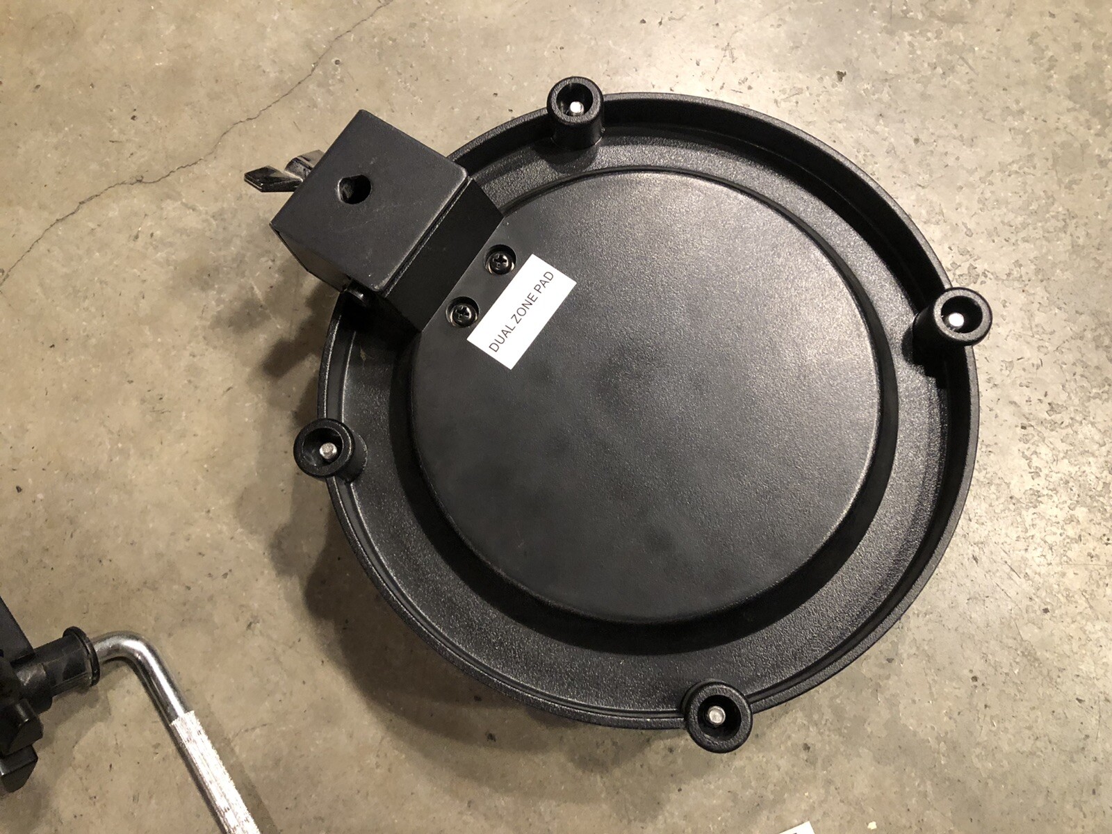 682 drums 8" Drum Pad Mesh Head DUAL-ZONE e-drum Trigger w Clamp Post #NE7
