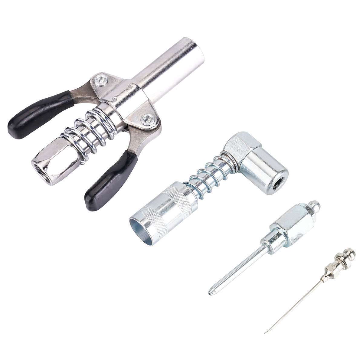 Grease Gun Accessory Kit 90 Degree Coupler Adapter Grease Needle Tips Dispenser