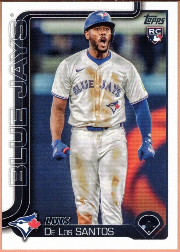 Luis De Los Santos 2025 Topps RC Three Card Lot