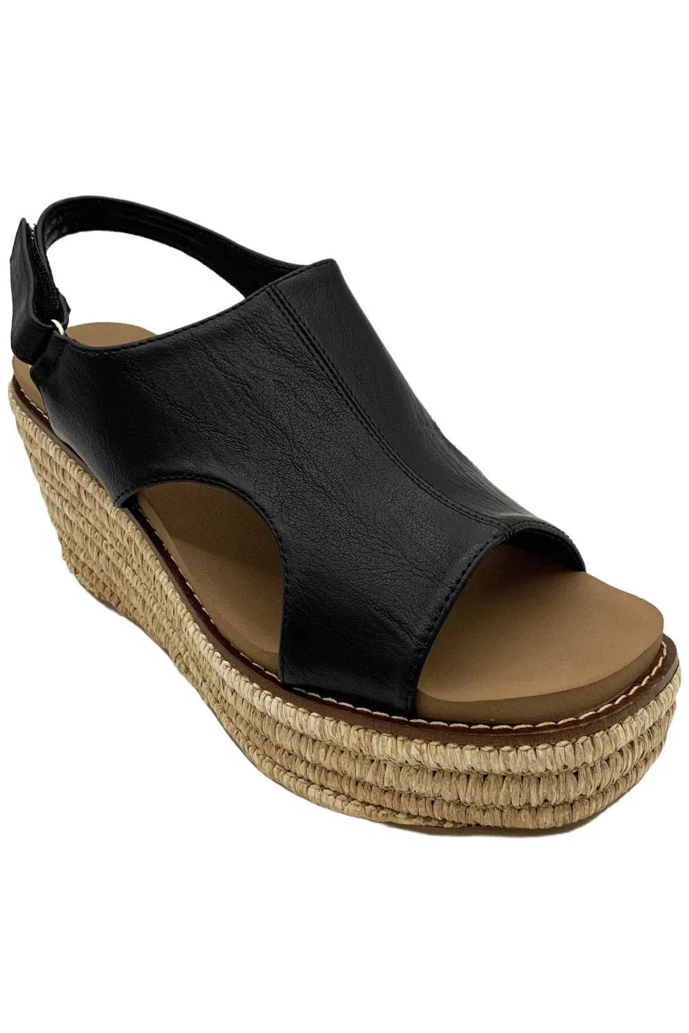 Corkys Women's Freddie Wedge Sandals Black