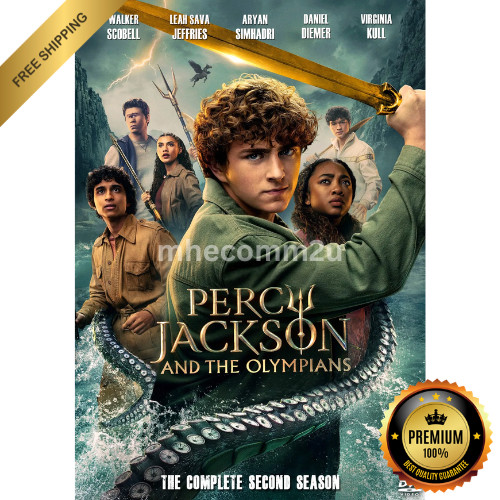 Percy Jackson and the Olympians TV Series Season 1-2 2025 DVD Eng All RegionFree