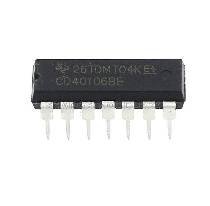 10PCS CD40106 CD40106BE 40106 HEX SCHMITT TRIGGER IC