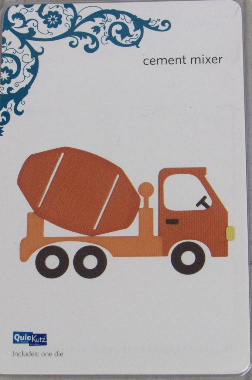 QuicKutz Cement Mixer 4x4, 1 Cutting Die Set REV-0111-S