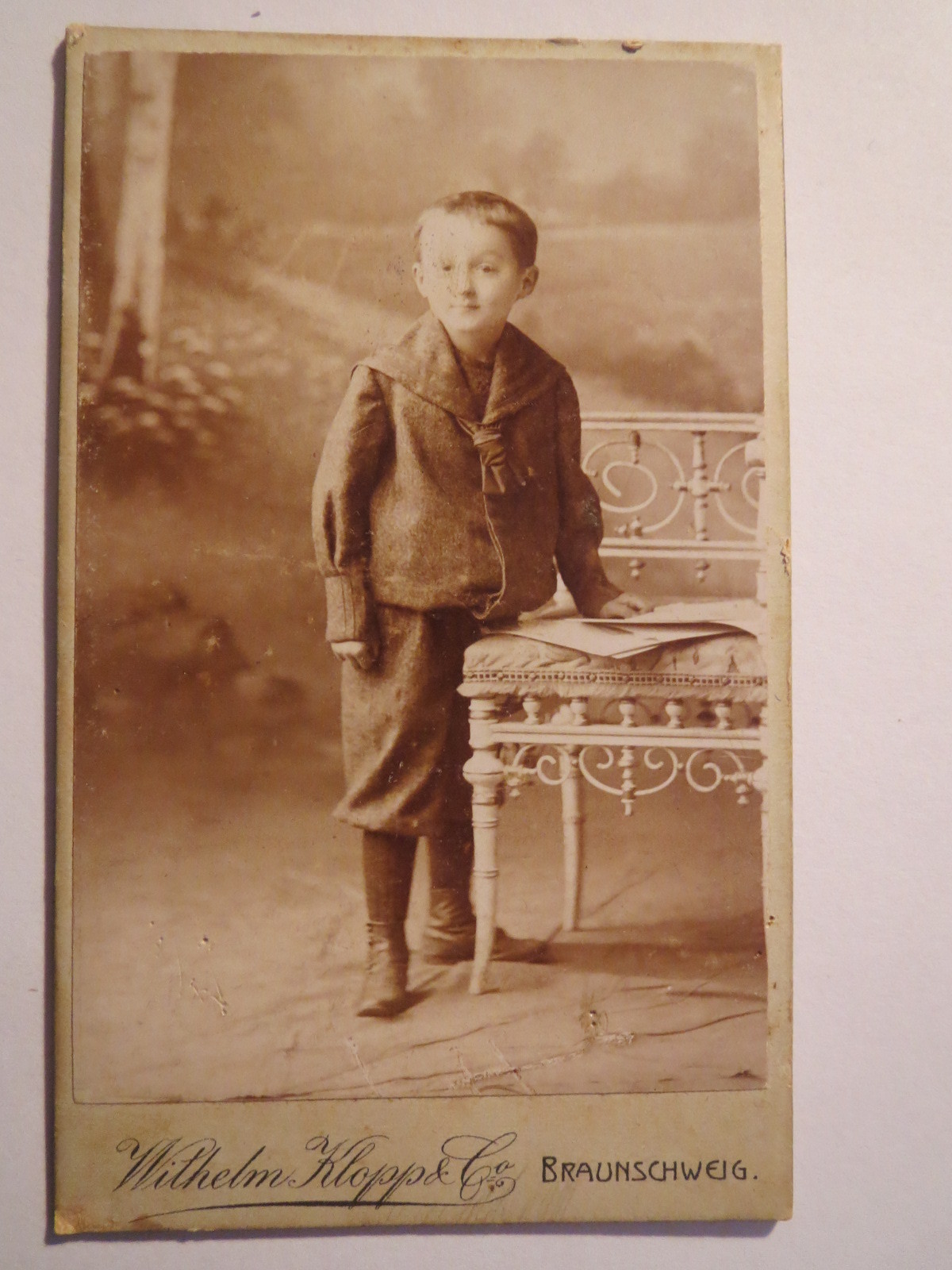 Brunswick - Standing Boy - Shoes Trousers Scarf / CDV