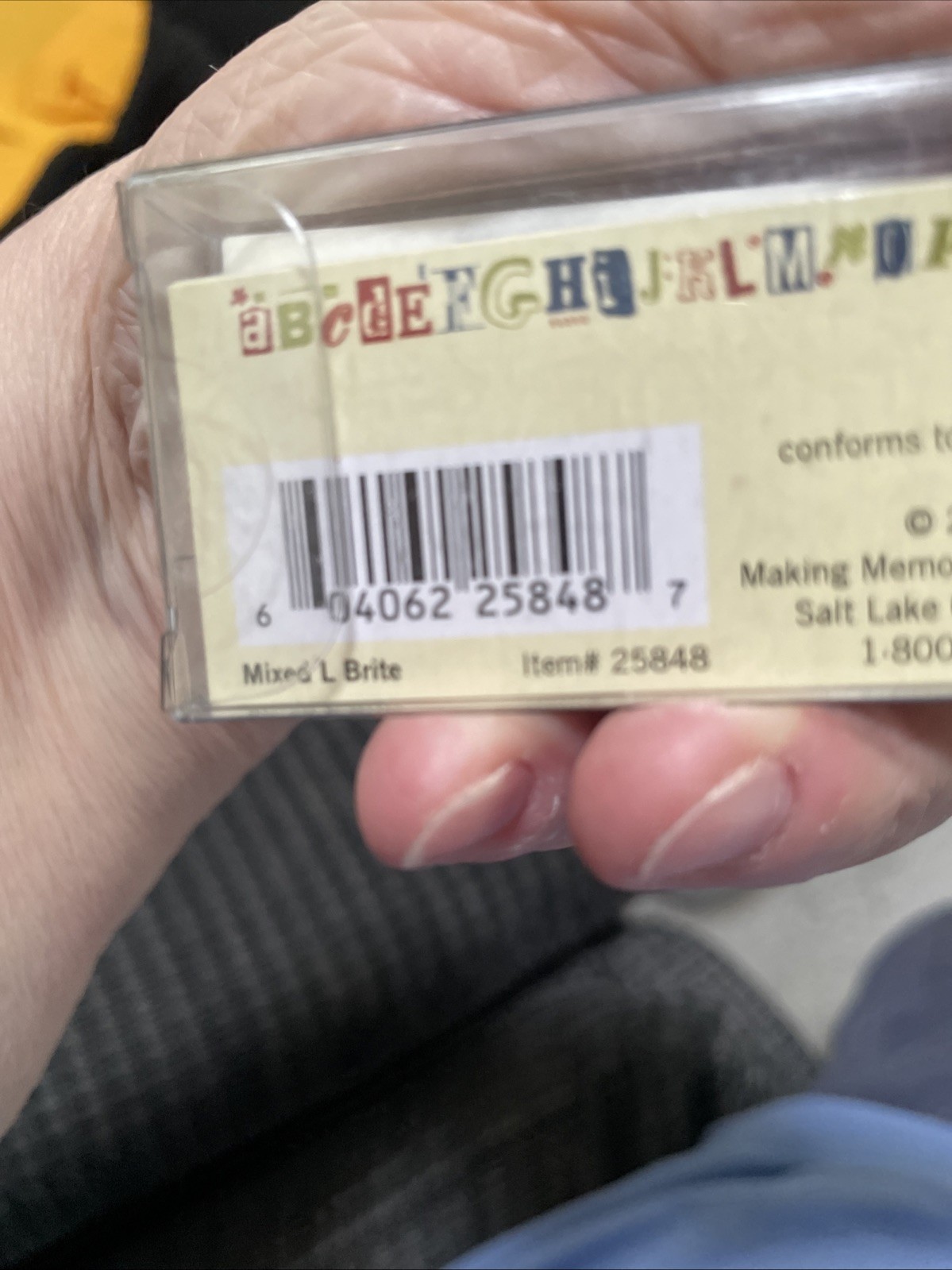Alphabet Rub On Upper Case & Lower Case Numbers 332 Inside New