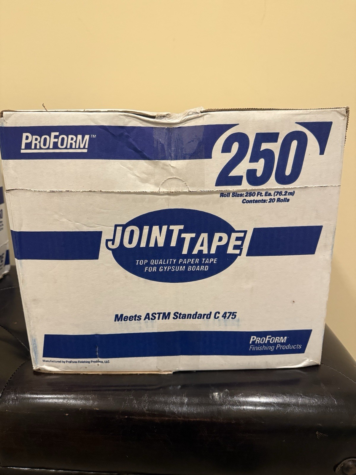 Lot Of 20 Roll) ProForm NGJT250 Drywall Tape, 2-1/16”In. x 250 Ft.
