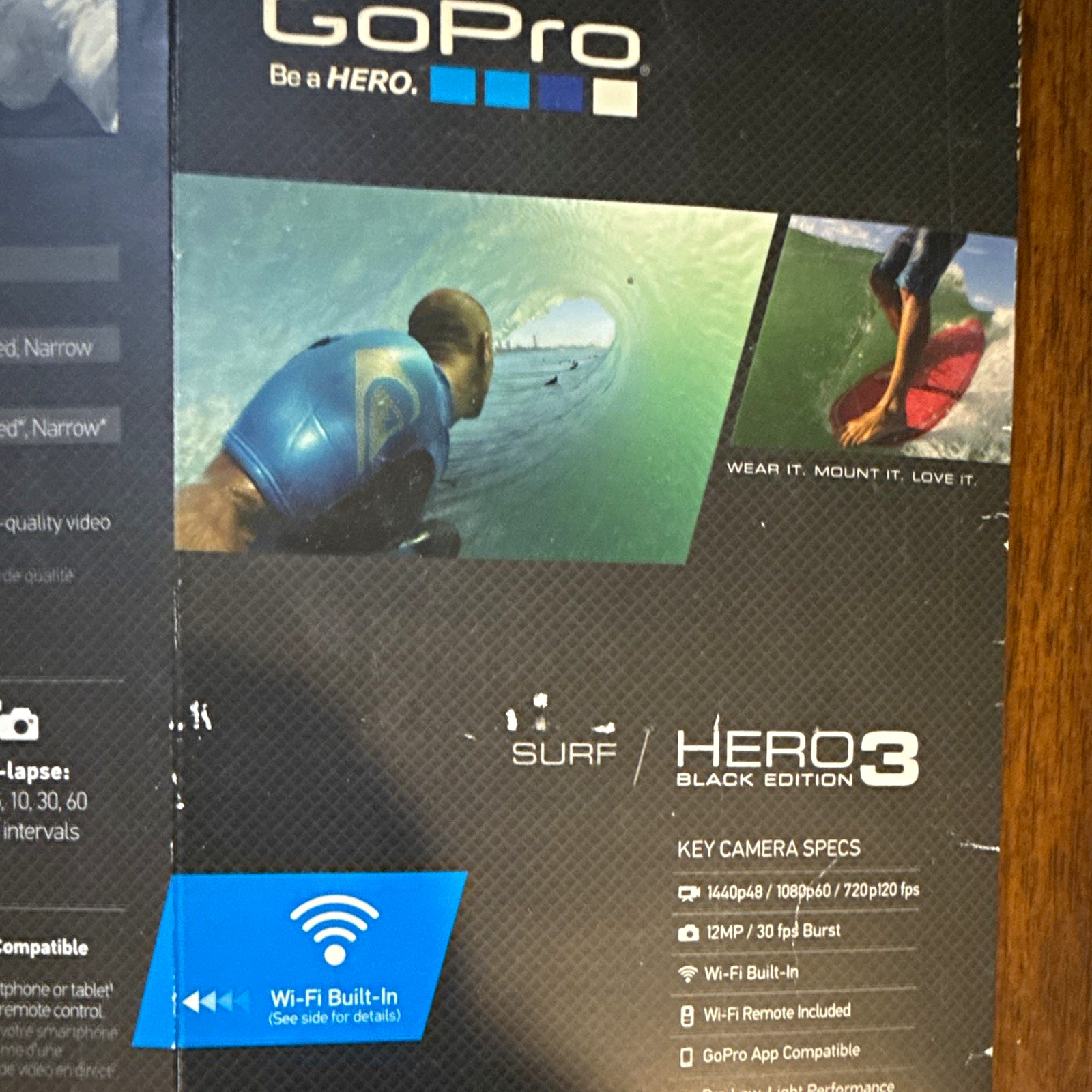 GoPro HERO3 Black Edition Waterproof Camera Bundle w/ Wi‑Fi Remote & Housing