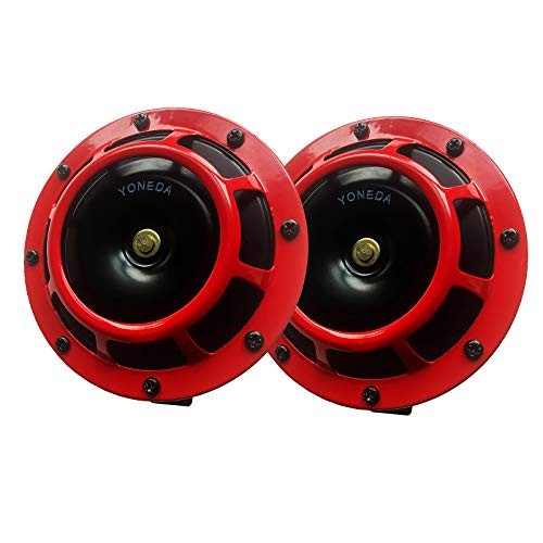 YONEDA Electric Grill Mount Car Horns 12V Premium Quality Dual Supertone