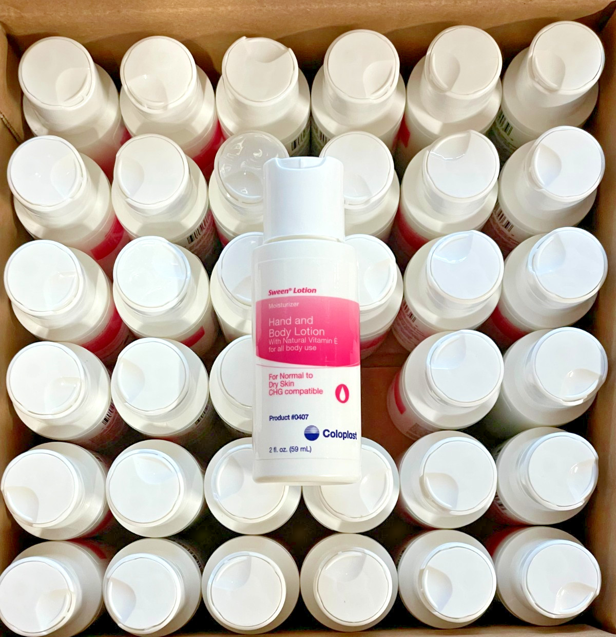 Coloplast Sween Case of 36 Unscented Lotion Normal Dry Skin Moisturizer 2oz