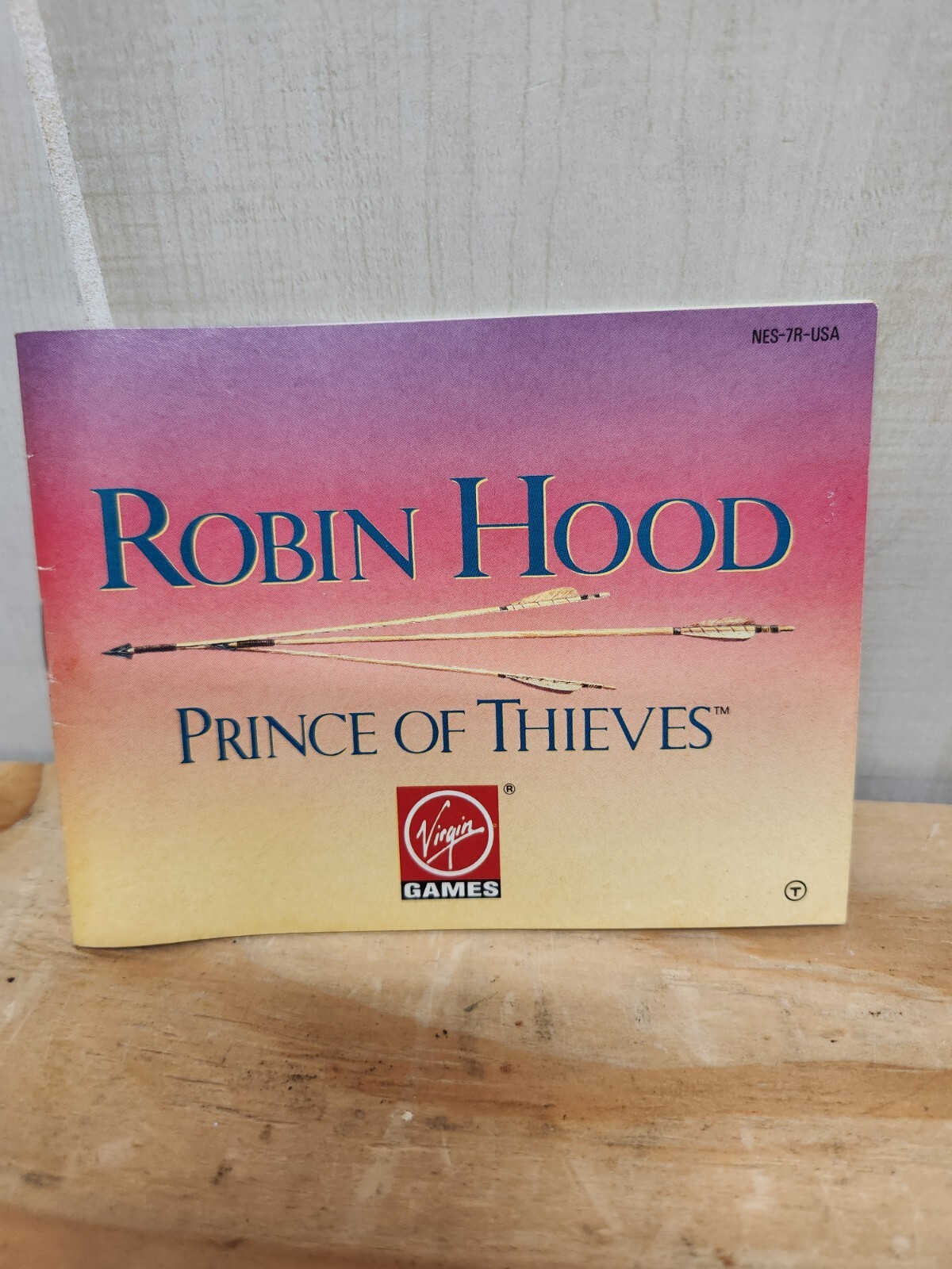 NES robinhood Prince Of Thieves Booklet