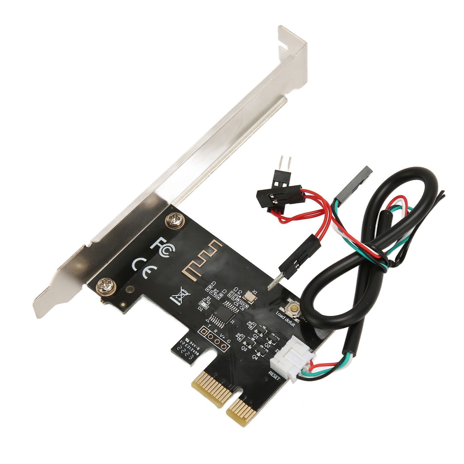 Computer Power Reset Switch PCIE Card Precise Control Thickened Gold Pin APP