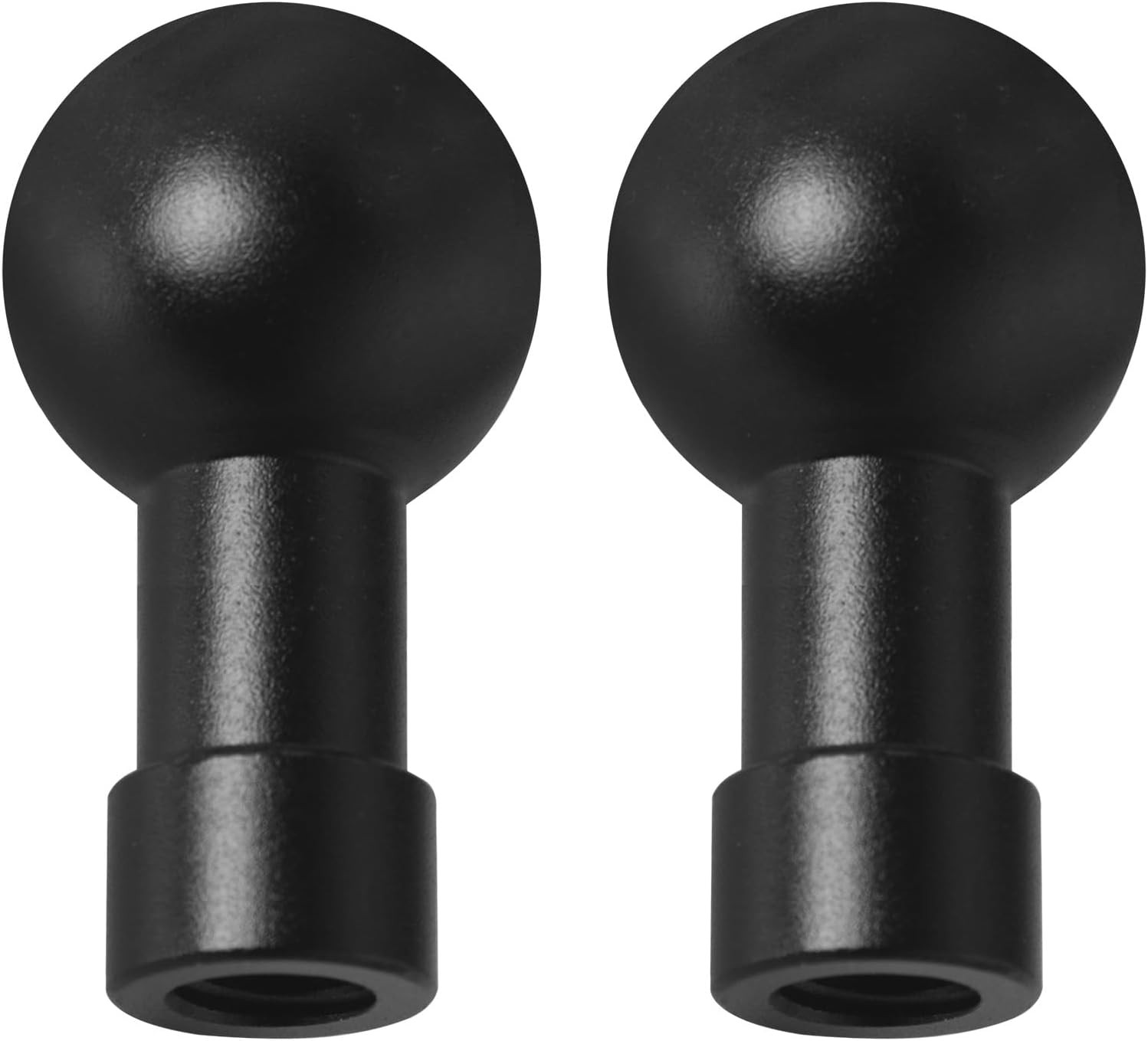 2PCS 20Mm Ball Mount Aluminum Adapter,With 1/4 Female Thread , Straight