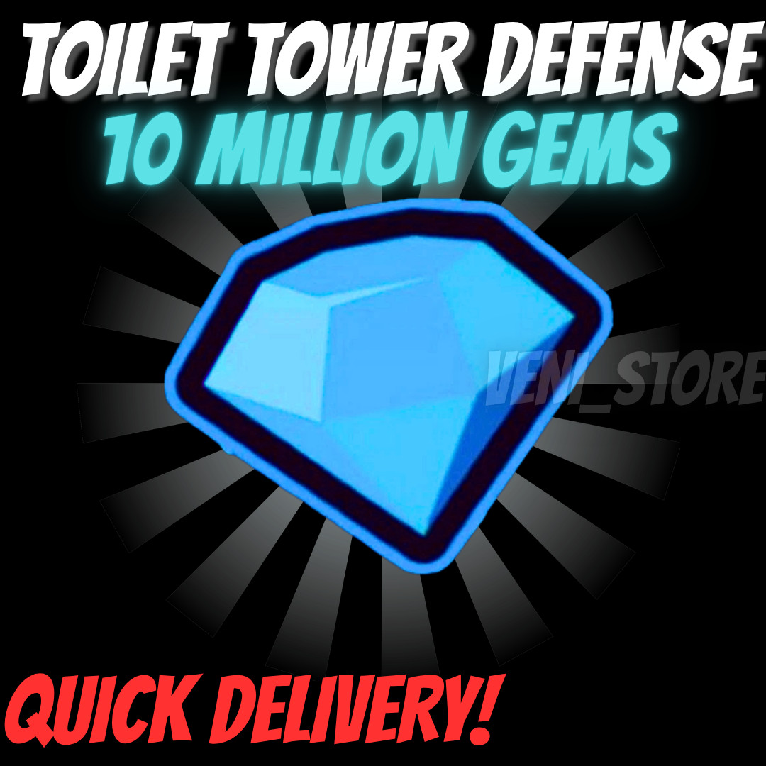 🔥💎10M GEMS TTD💎🔥TOILET TOWER DEFENSE - CHEAPEST!⚡💸