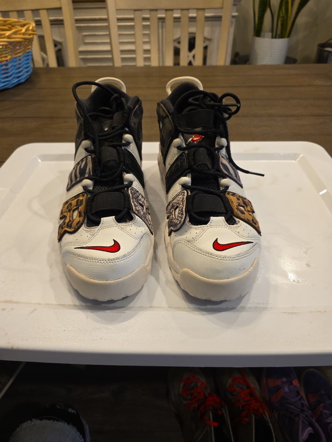 Nike Air More Uptempo Tunnel Walk Size 12  (Animal Instinct)