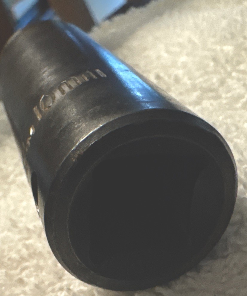 10 mm 1/2" DR 6 Pt 10mm DEEP Heavy duty IMPACT SOCKET VANADIUM STEEL vtg tool