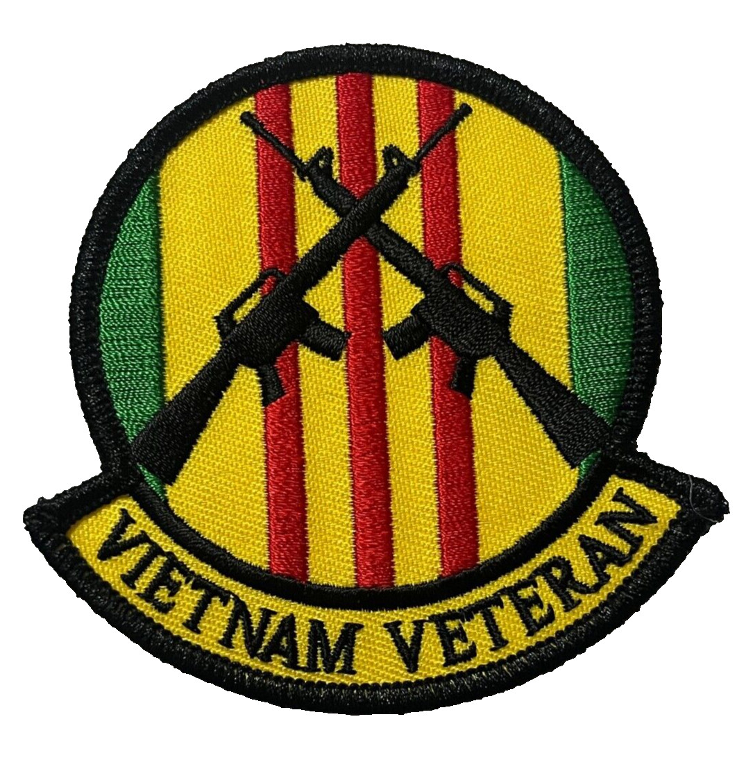 VIETNAM VETERAN PATCH (US ARMY USAF USN USMC USCG)