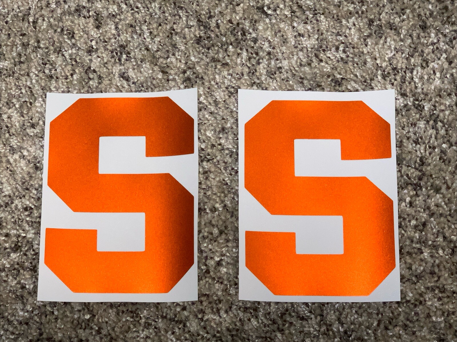 Syracuse Orange Full Size Football Helmet Chrome Decals