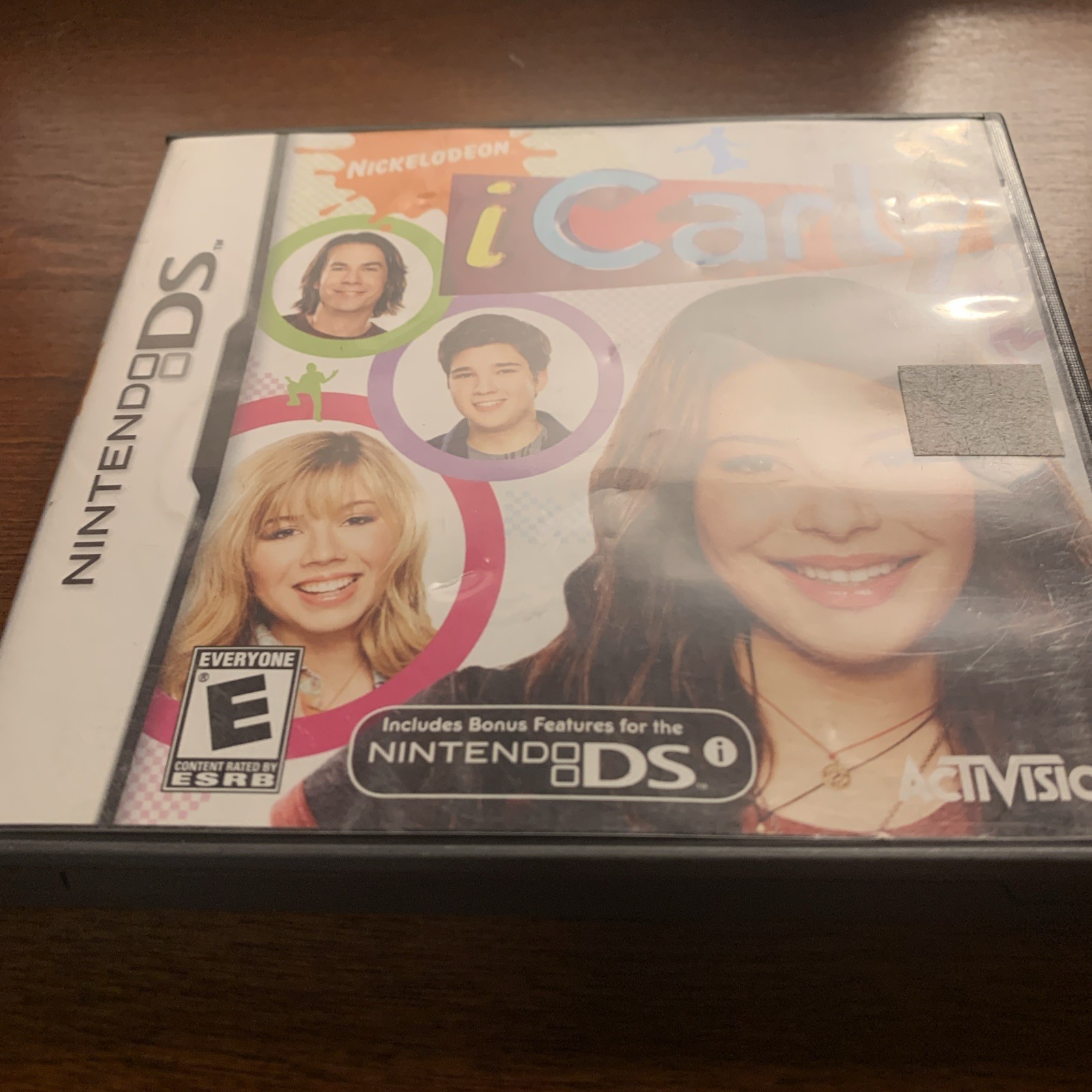 iCarly Nickelodeon Nintendo DS - Authentic USA ***CASE ONLY*** NO GAME****