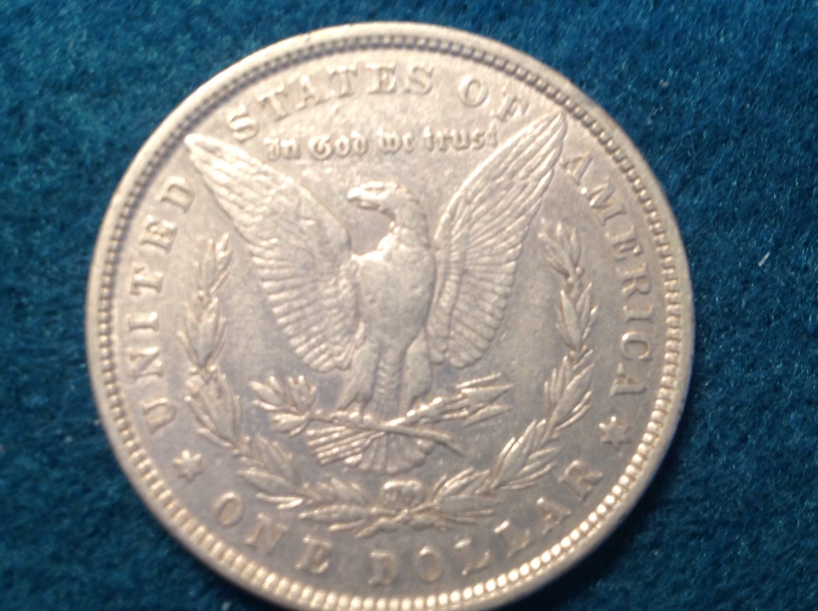 1880 Morgan Head Silver Dollar (hot pink)