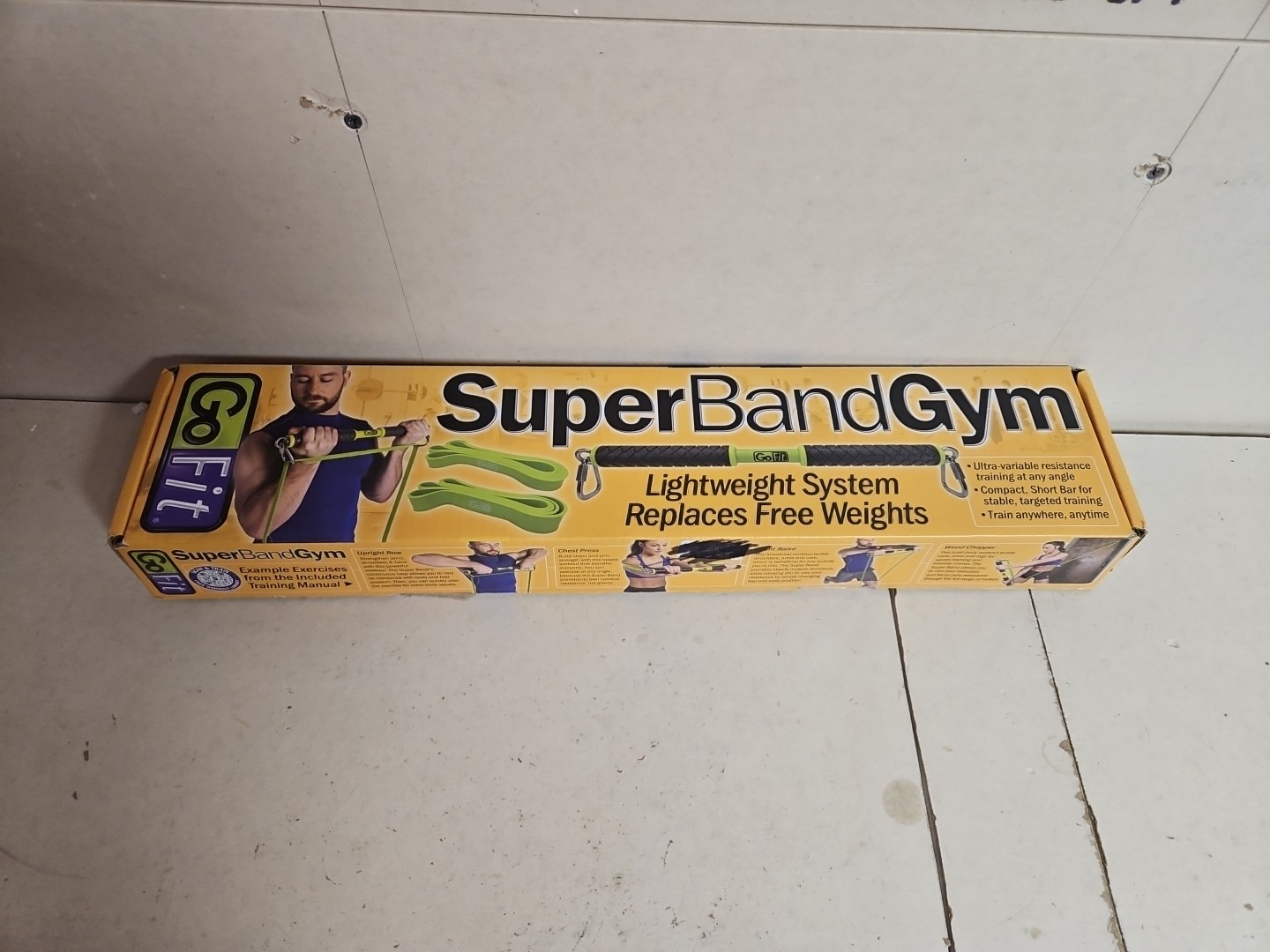 Super Band Gym, Lightweight System Replaces Free Weights