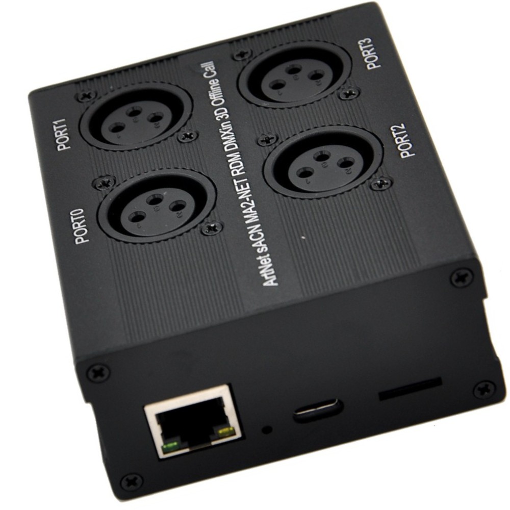 DMX512 Stage Light Controller 54 RGB Effects Support for ARTNET/SACN Protocols