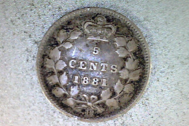 1881 CANADA - 5 CENT #V5T18