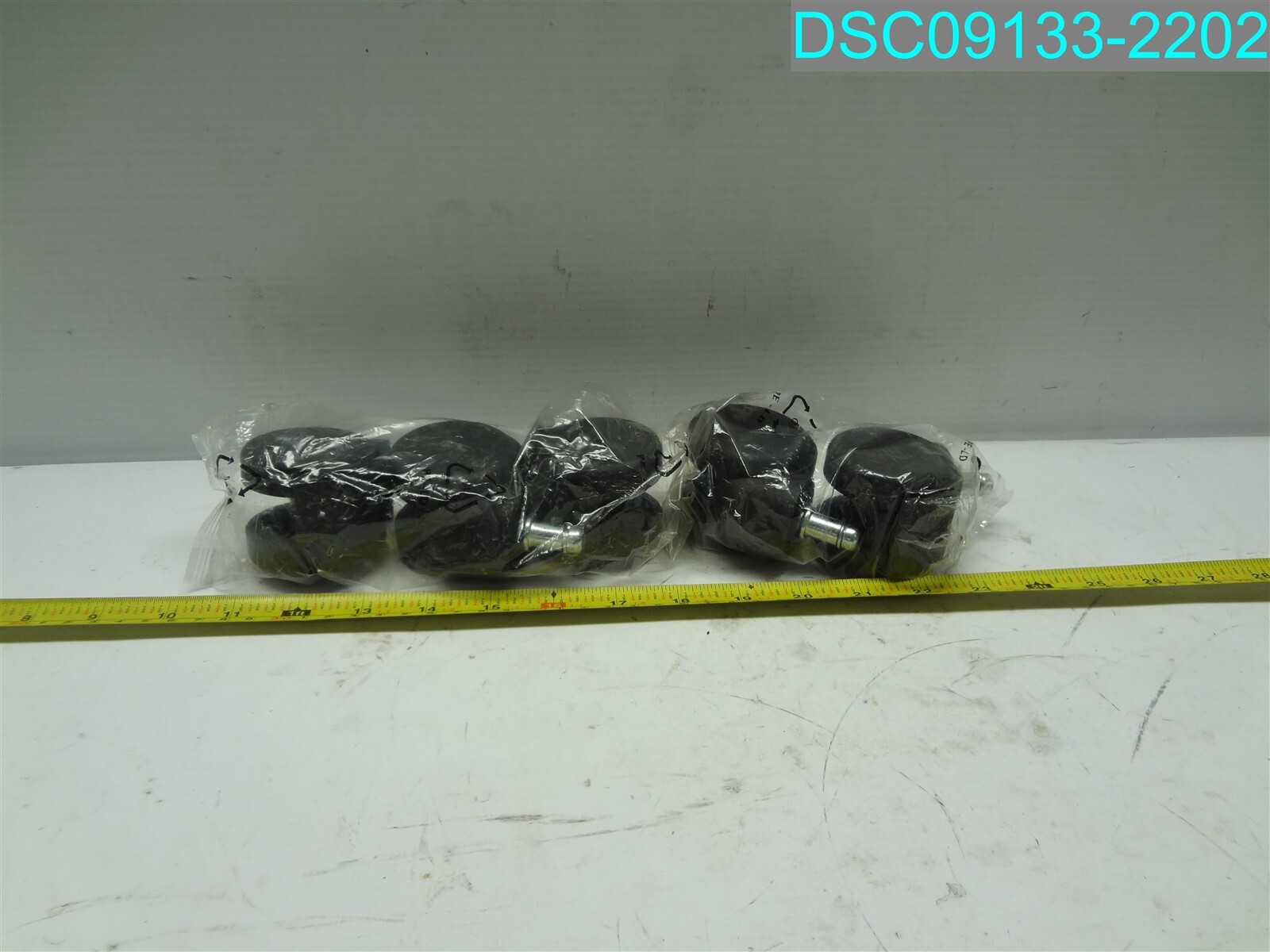 QTY=4: 2" Twin Wheel Rotate Caster Roller for Office Chair without Brakes