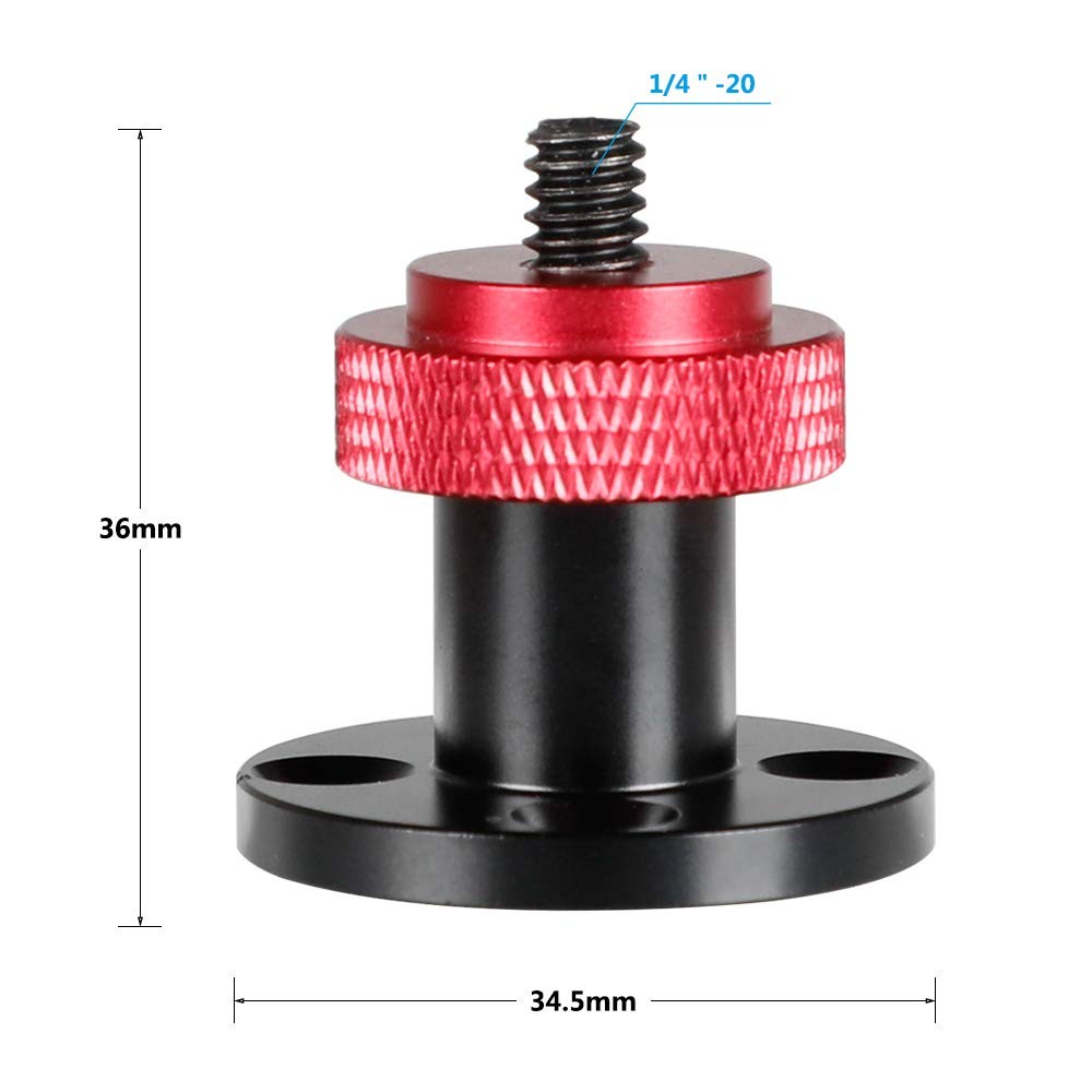 1/4"-20 Male Thread Screw Mount for Supporting Wall-Mounted Accessory