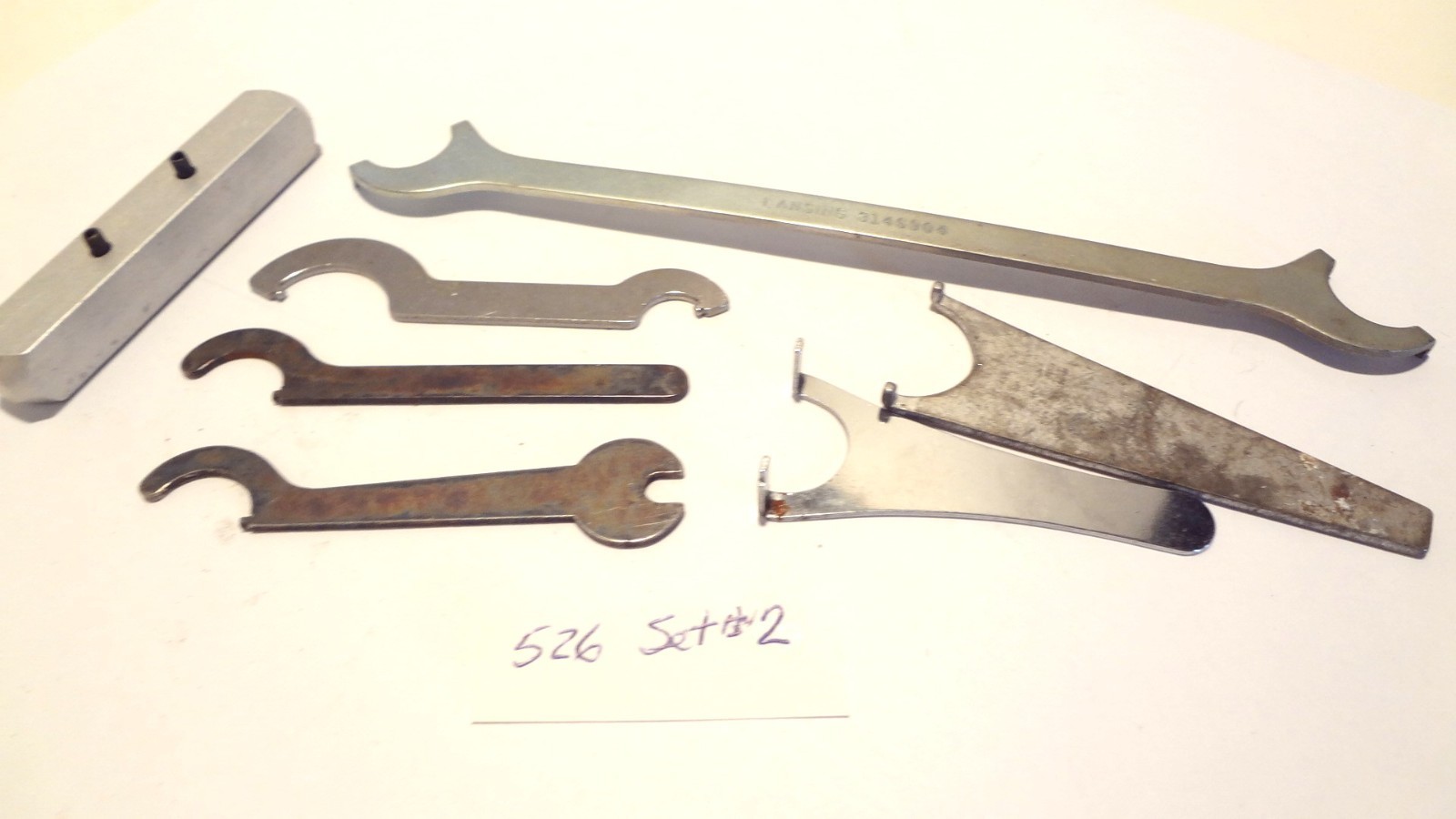 MICROSCOPE SERVICE TOOLS HOOK AND SLOTTED WRENCH SET#2