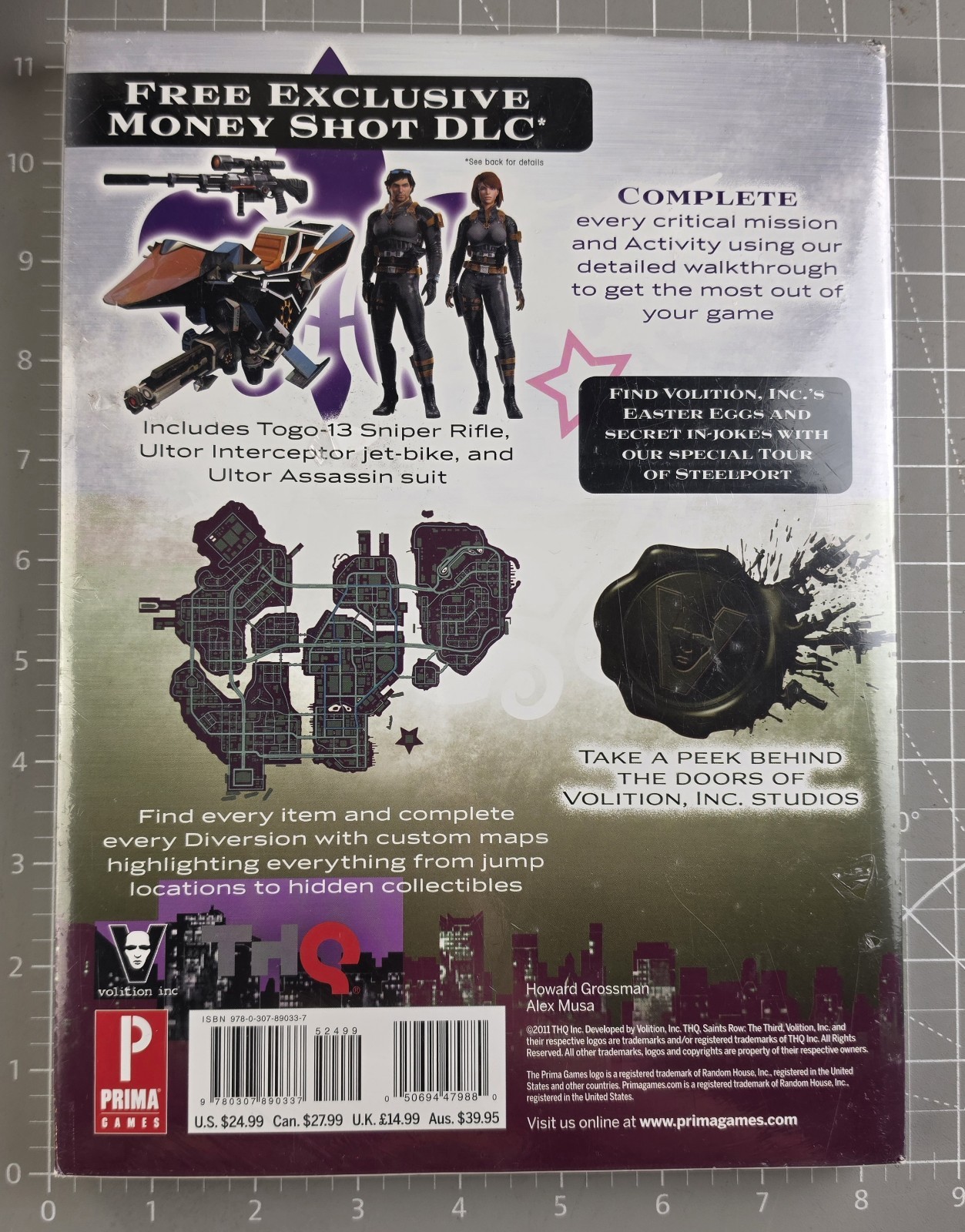 Saints Row The Third Studio Edition Strategy Guide, New Sealed Shrink Wrap