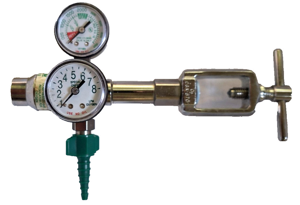 Western Medica XL-2002 Compressed Gas Regulator Oxygen Working