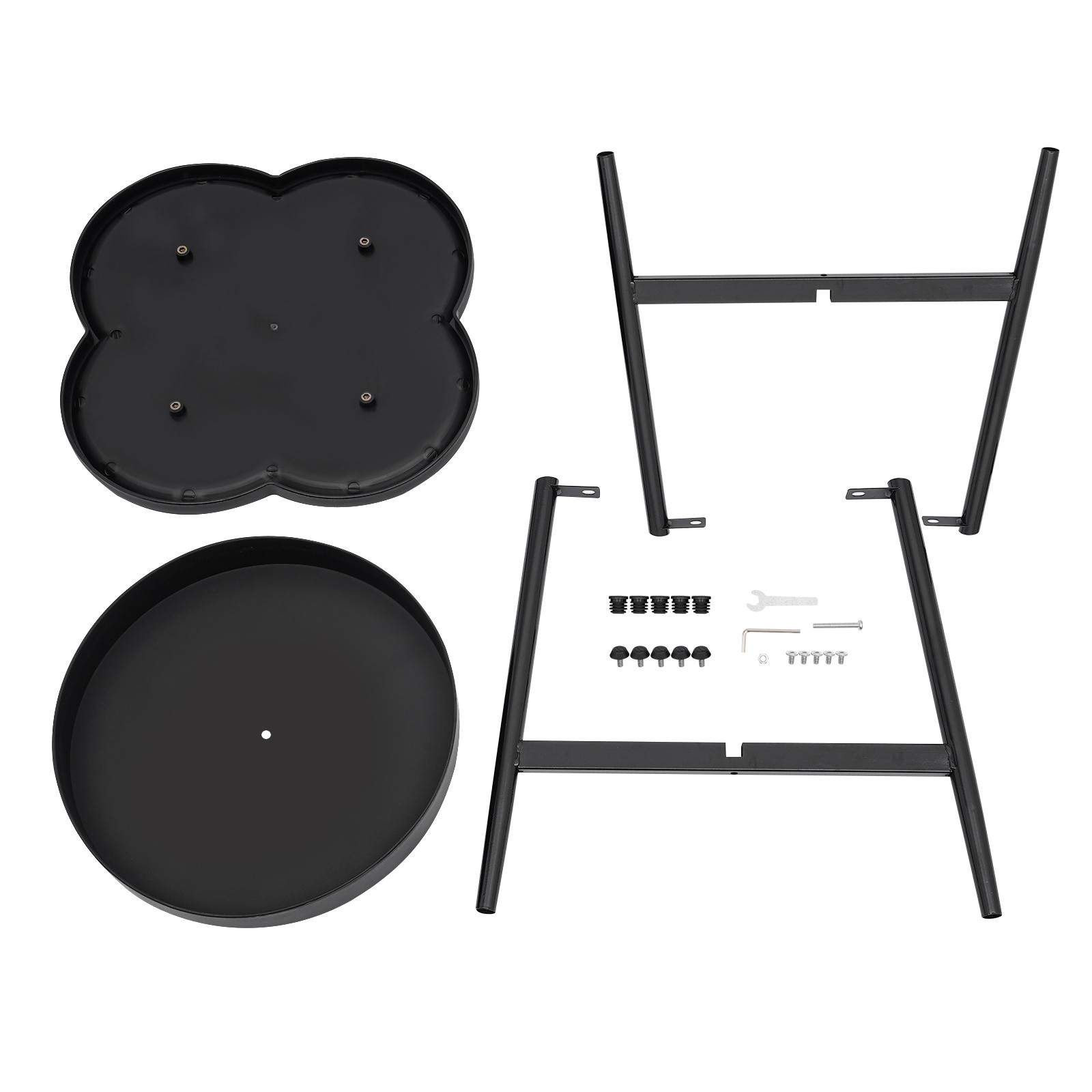 End Table 110LBS Heavy Duty Anti Slip Coffee&Tea Table, Sofa Side Snack Table