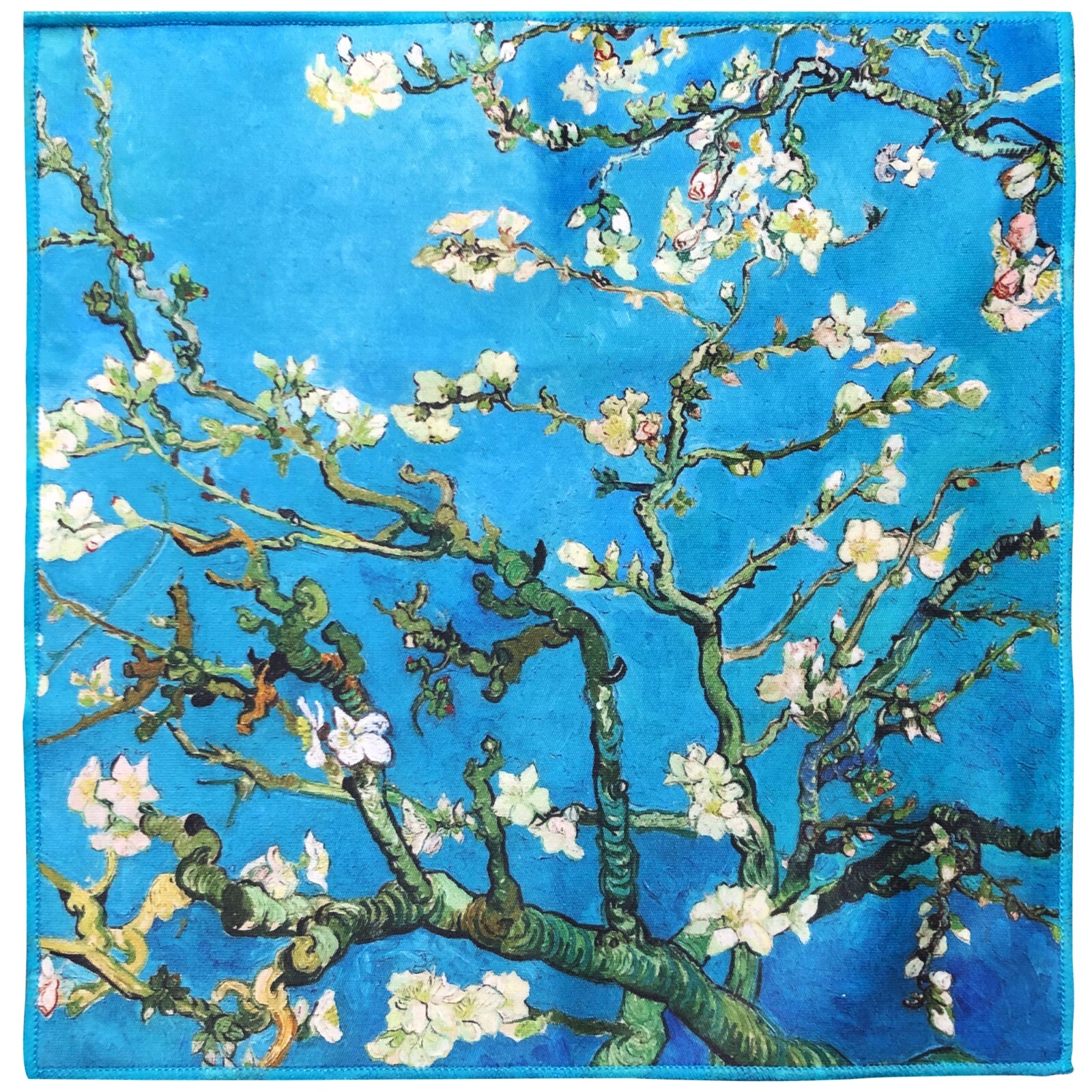 LARGE[4 Pack](Gogh "Almond Blossoms") - ULTRA PREMIUM QUALITY Microfiber Cloths