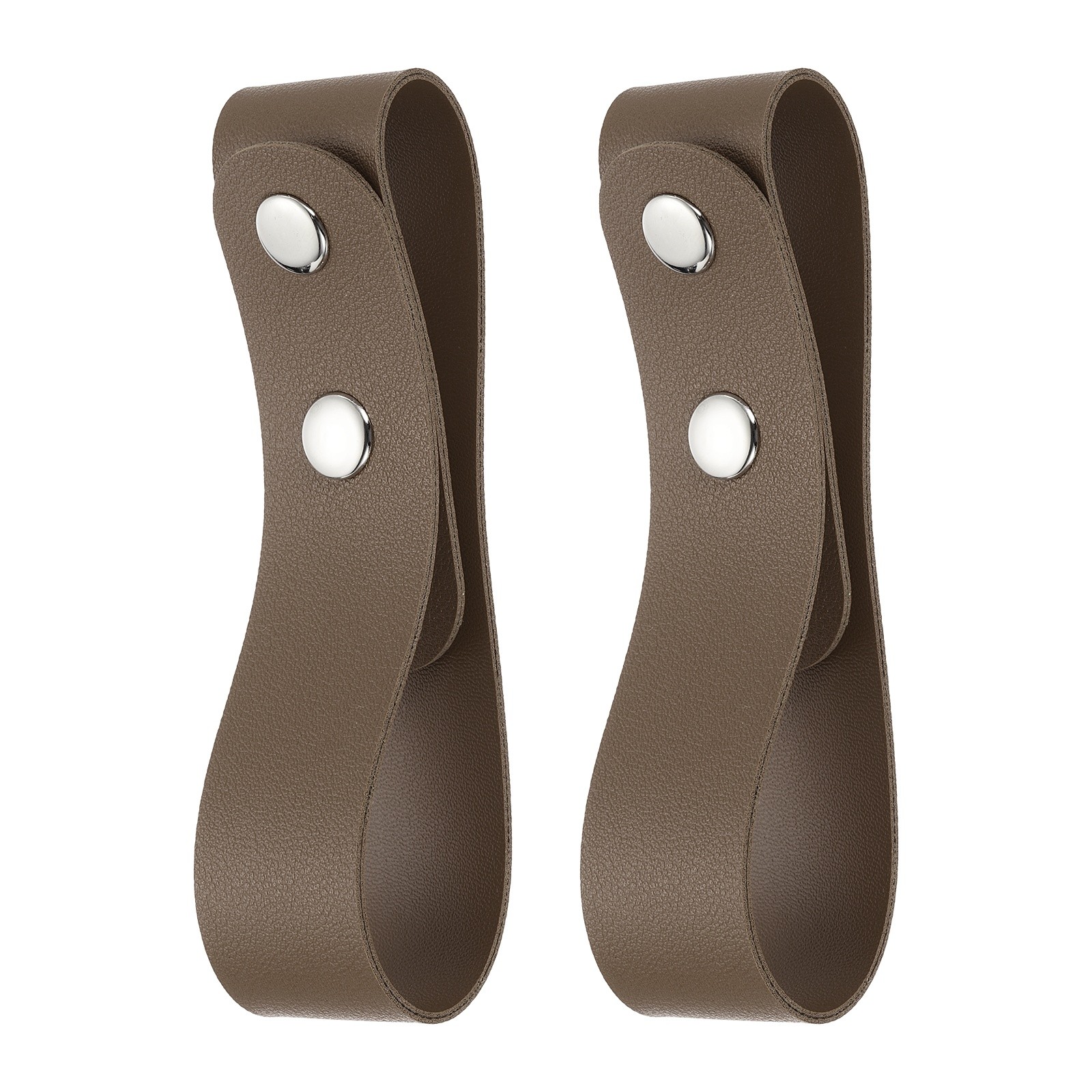 2 Pcs Equestrian Whip Holsters, PU Leather Whip Holder, Light Coffee