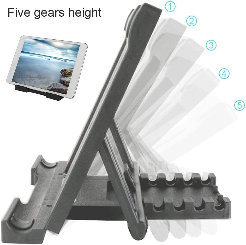 lollyes Tablet Stand 7-11 Inch Tablet PC Desktop Bracket Five Gears Support