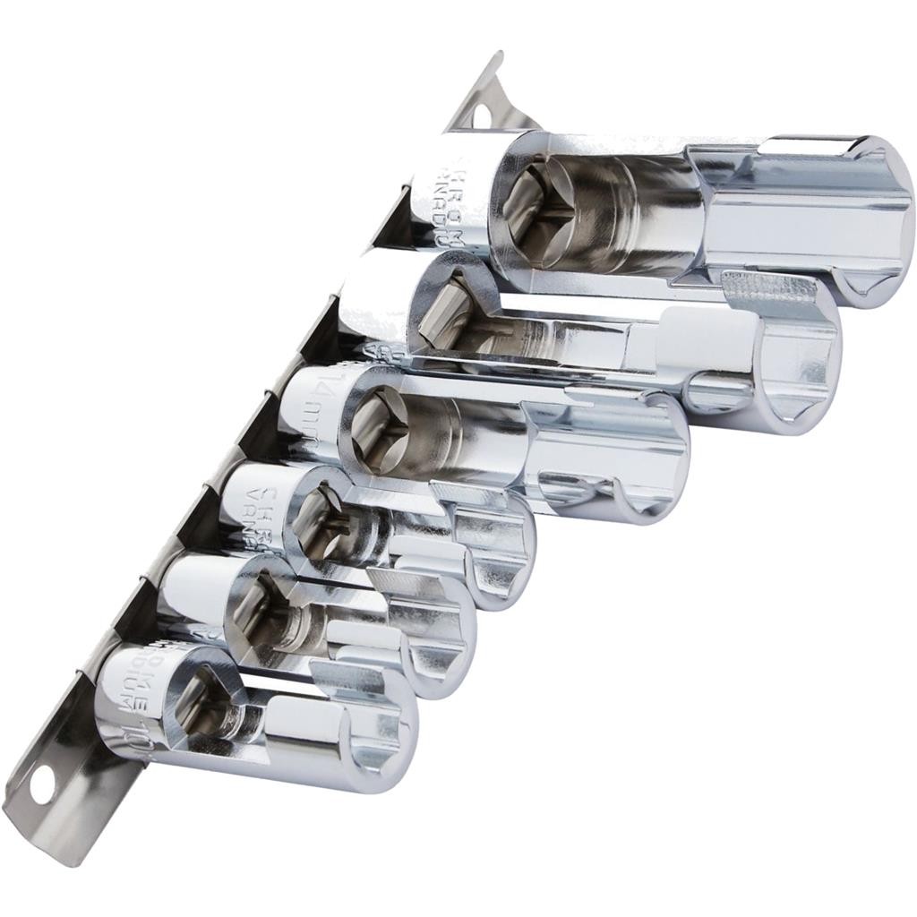 BlueSpot Socket Sensor Set 10mm -19mm 6pc 3/8 1/2 Drive Deep Metric Sockets