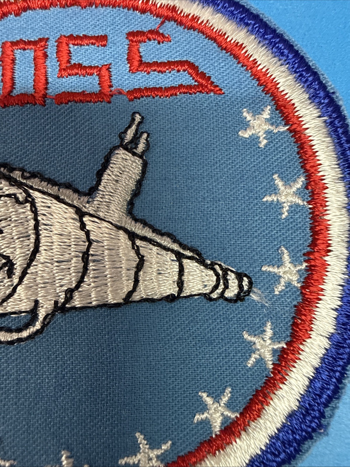 1970s "MOSS" Submarine Decoy System Twill Patch - US Navy. NOS.