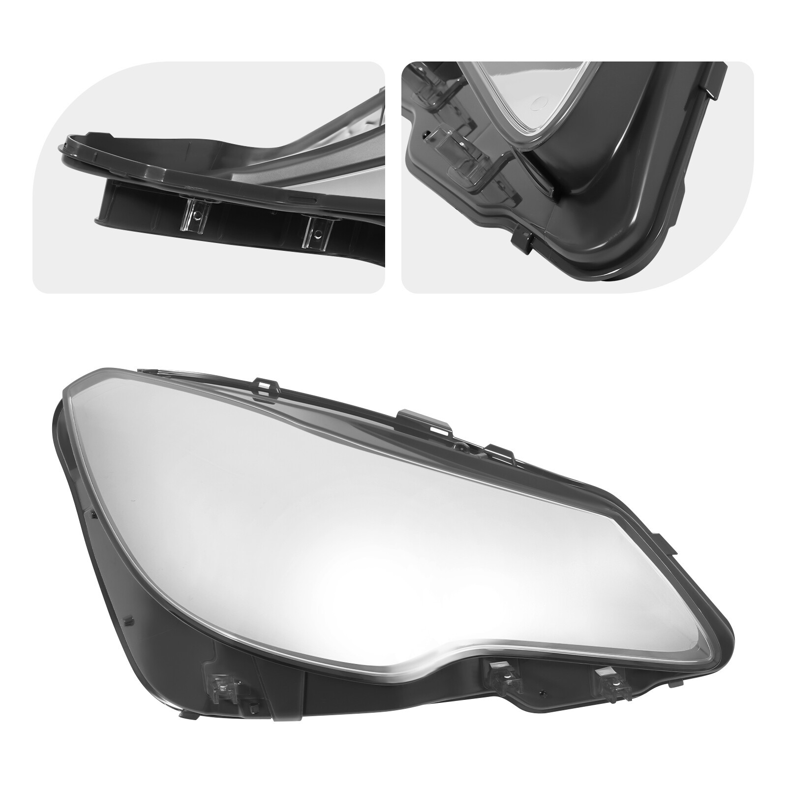 Right Headlight Lens Cover For 2014-2017 Mercedes W207 E-Coupe Headlight Cover