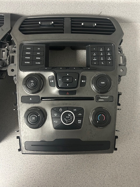 2014-2015 Ford Explorer OEM Radio/ Climate Control Faceplate