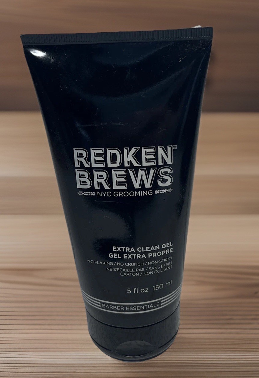 REDKEN BREWS Extra Clean Gel 5 oz  No Flaking No Crunch Non Sticky