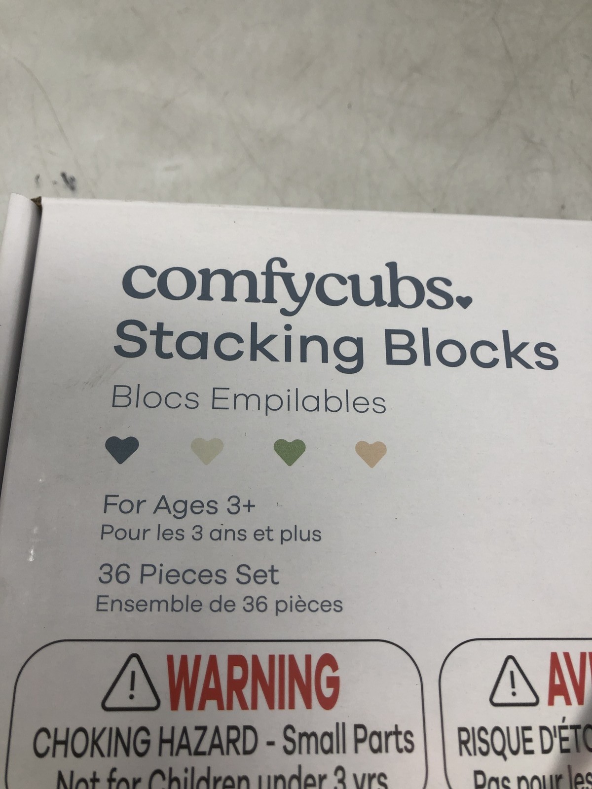 Comfycubs Stacking Blocks 36 Pcs Set Skill Development Building,Neutral Pack 3+