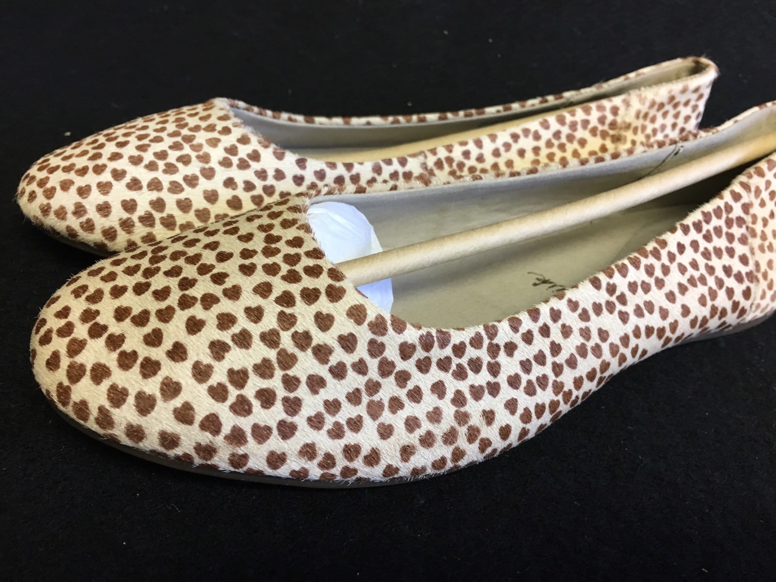 Sanuk YOGA EVE SELECT Womens Slip On Ballet Flat Shoes Natural Brown Pony Hair