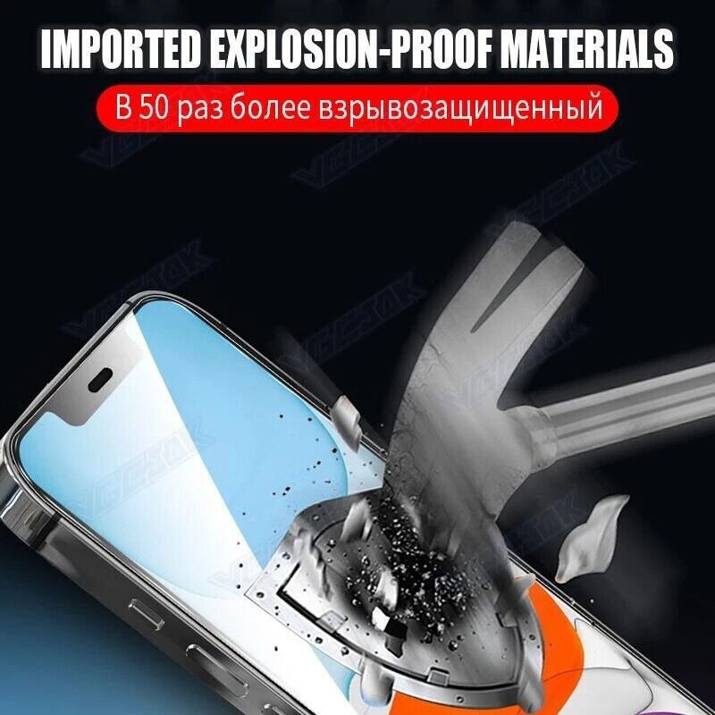 2X Tempered Glass Screen Protector For iPhone 12 13 14 15 Pro Max Mini