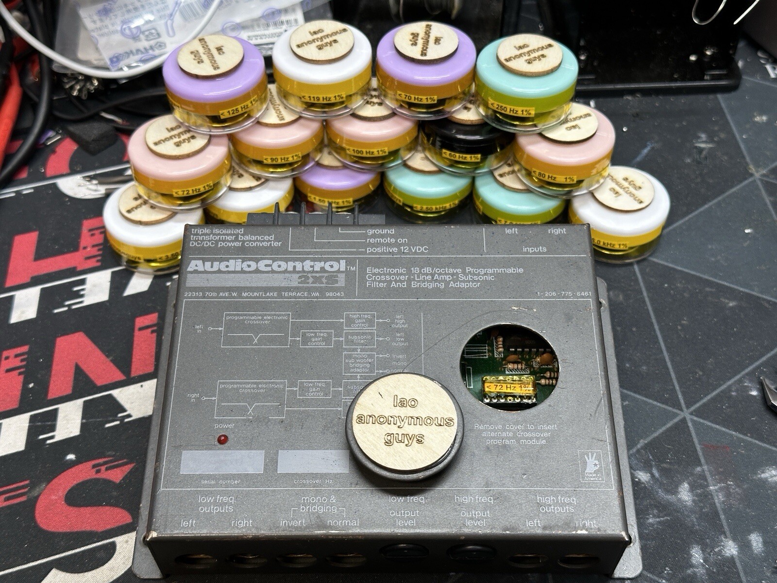 Crossover Filter module AudioControl 2XS 4XS 18dB/oct slope 14pin 1% Metal Film