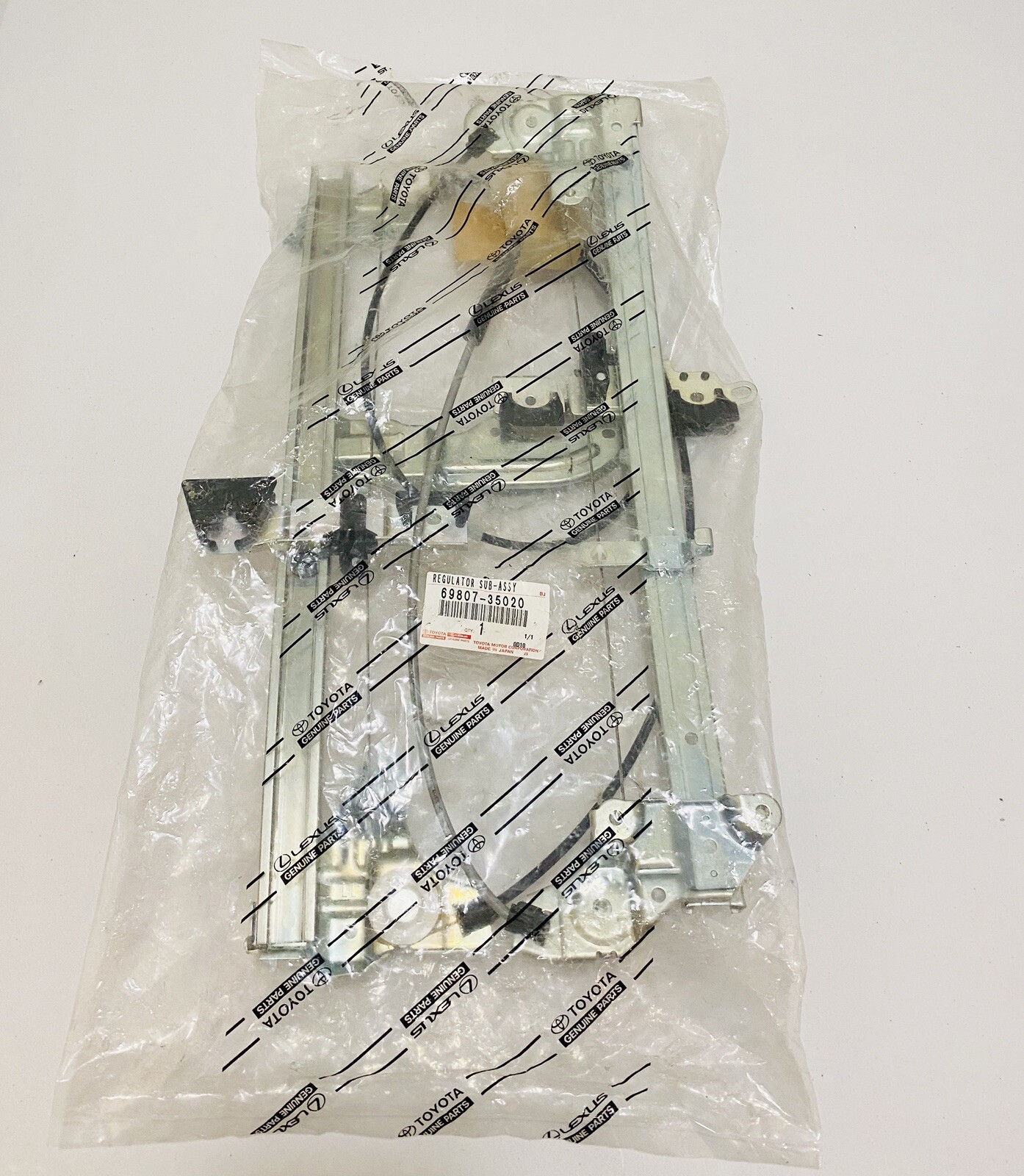 NEW GENUINE TOYOTA 03-09  4RUNNER TAILGATE POWER WINDOW REGULATOR REAR